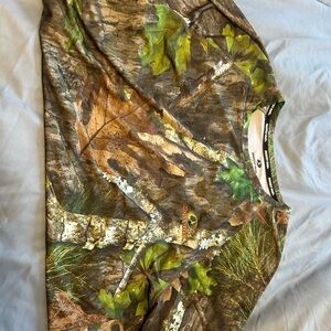 Mossy Oak Realtree-Style Camo short Sleeve in Brown & Green camo men’s